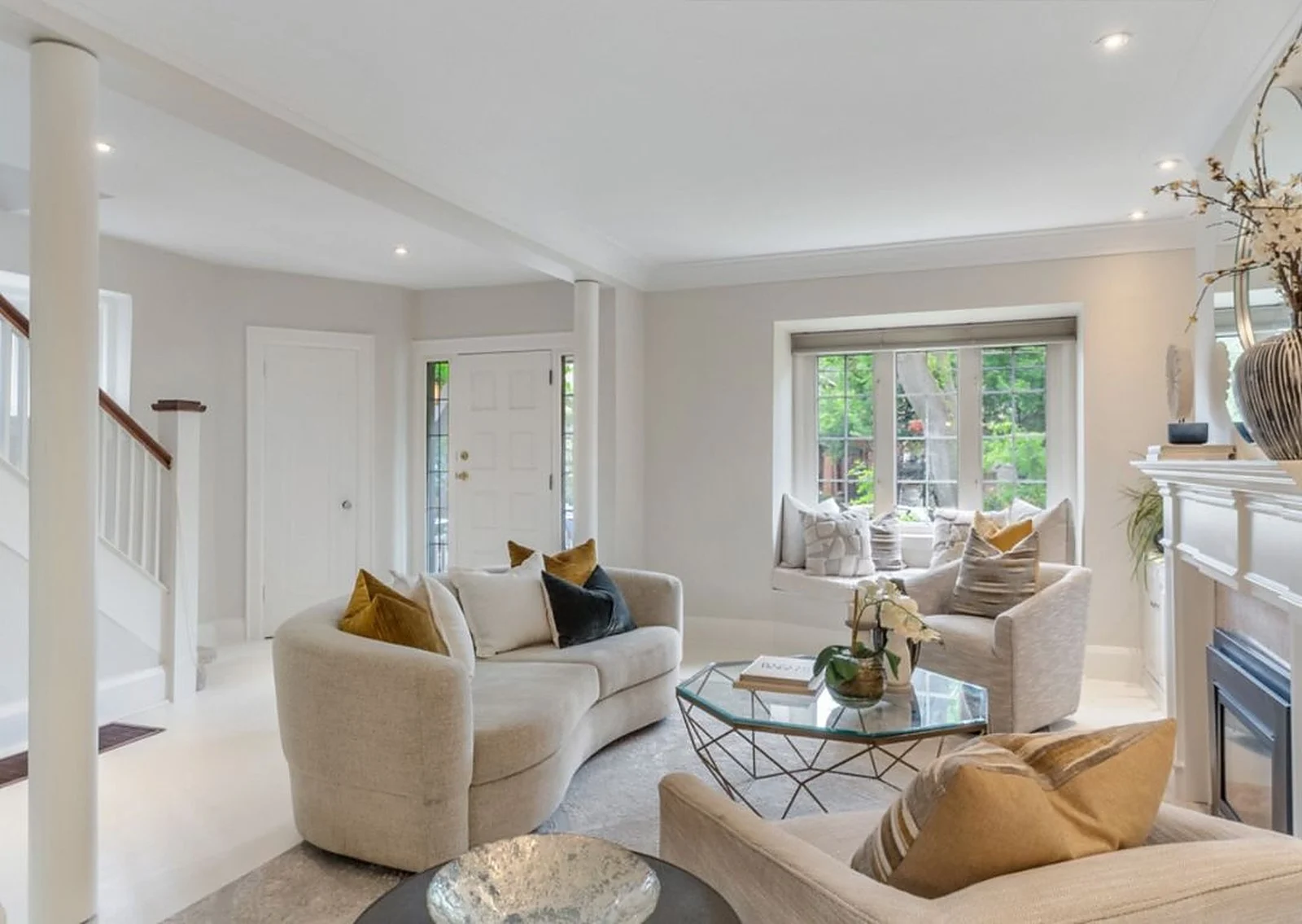 Bright living room in a Lytton Park semi