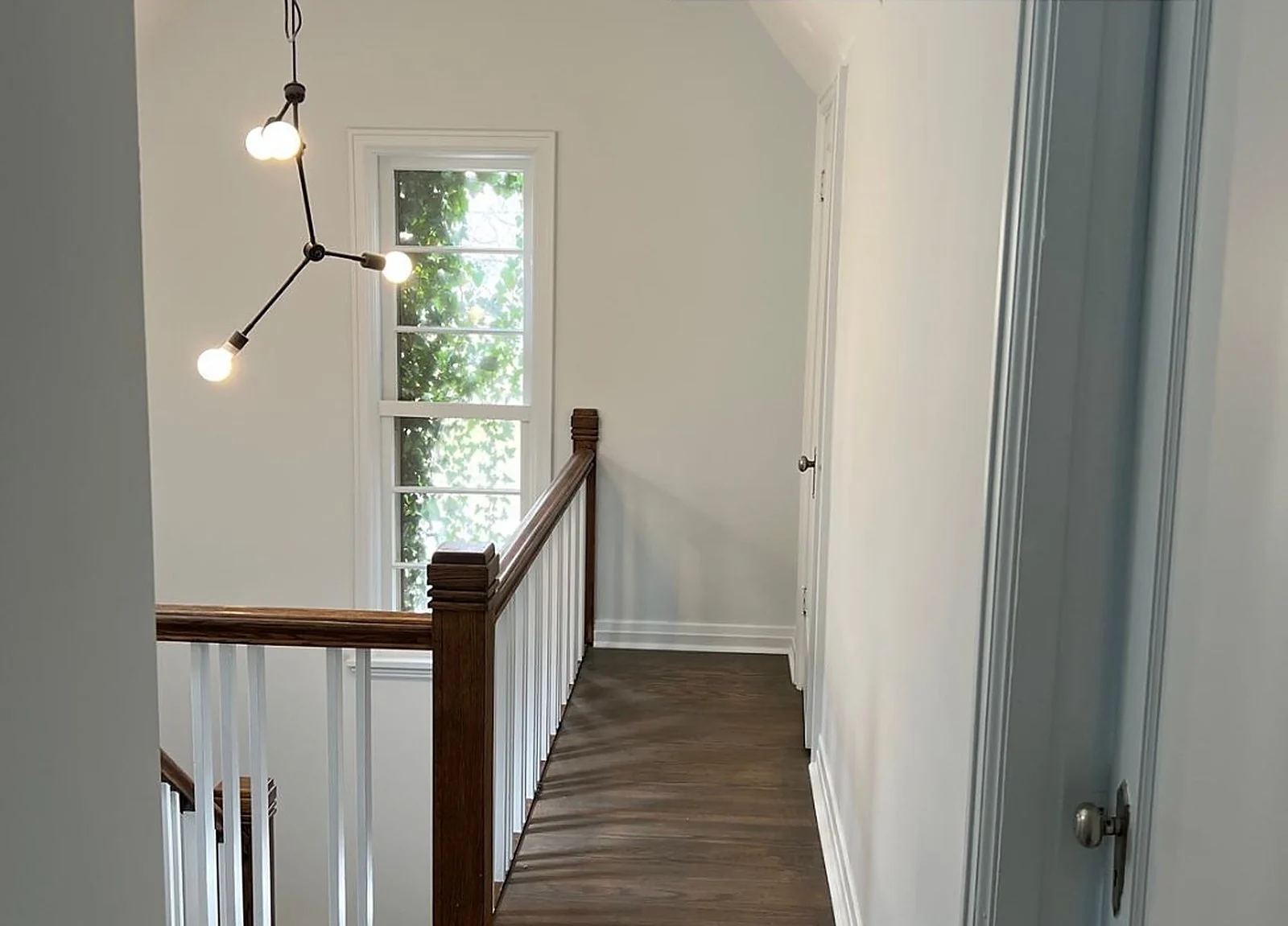 AFTER: hallway white